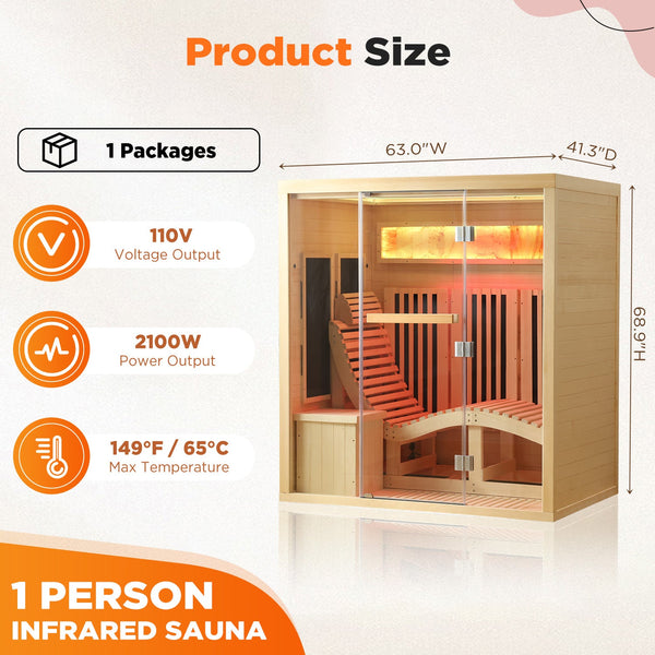 infrared-sauna-with-red-light-therapy​