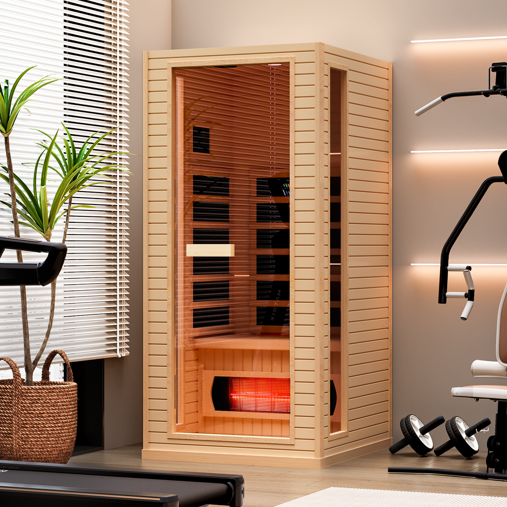 Allgoodsmarketstore Small Infrared Sauna for Home or Gym