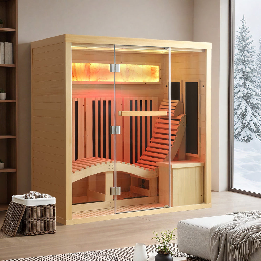 infrared-sauna-with-red-light-therapy​