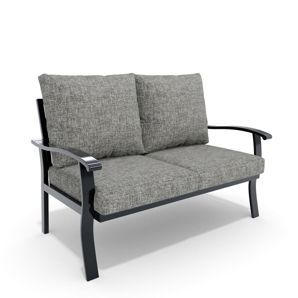 Allgoodsmarketstore Outdoor 2-Seater Sofa - Removable, Washable Cushions, Gray