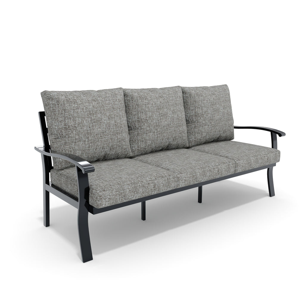 Allgoodsmarketstore Outdoor 3-Seater Sofa - Removable, Washable Cushions, Gray