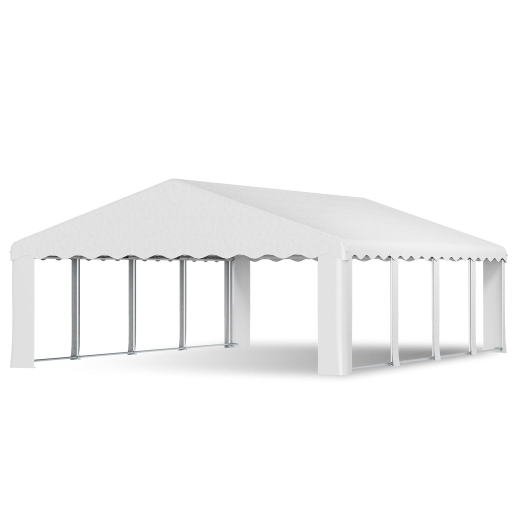 Allgoodsmarketstore 20x30 Ft Heavy Duty Party Tent Gazebo For Events Weddings BBQs Removable Sidewall Windows Storage Bags Included White