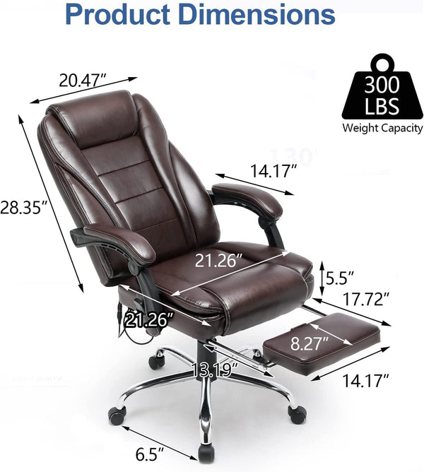 executive-brown-leather-office-chair​
